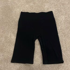 Black shorts, with little problem